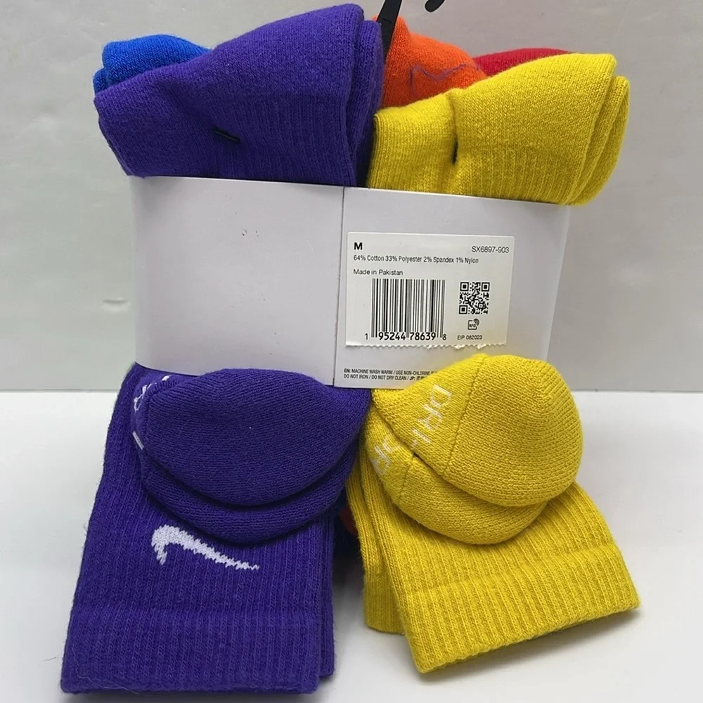 Nike Everyday Plus Cushioned
Training Crew Socks (6 Pairs) - Picture 7 of 16